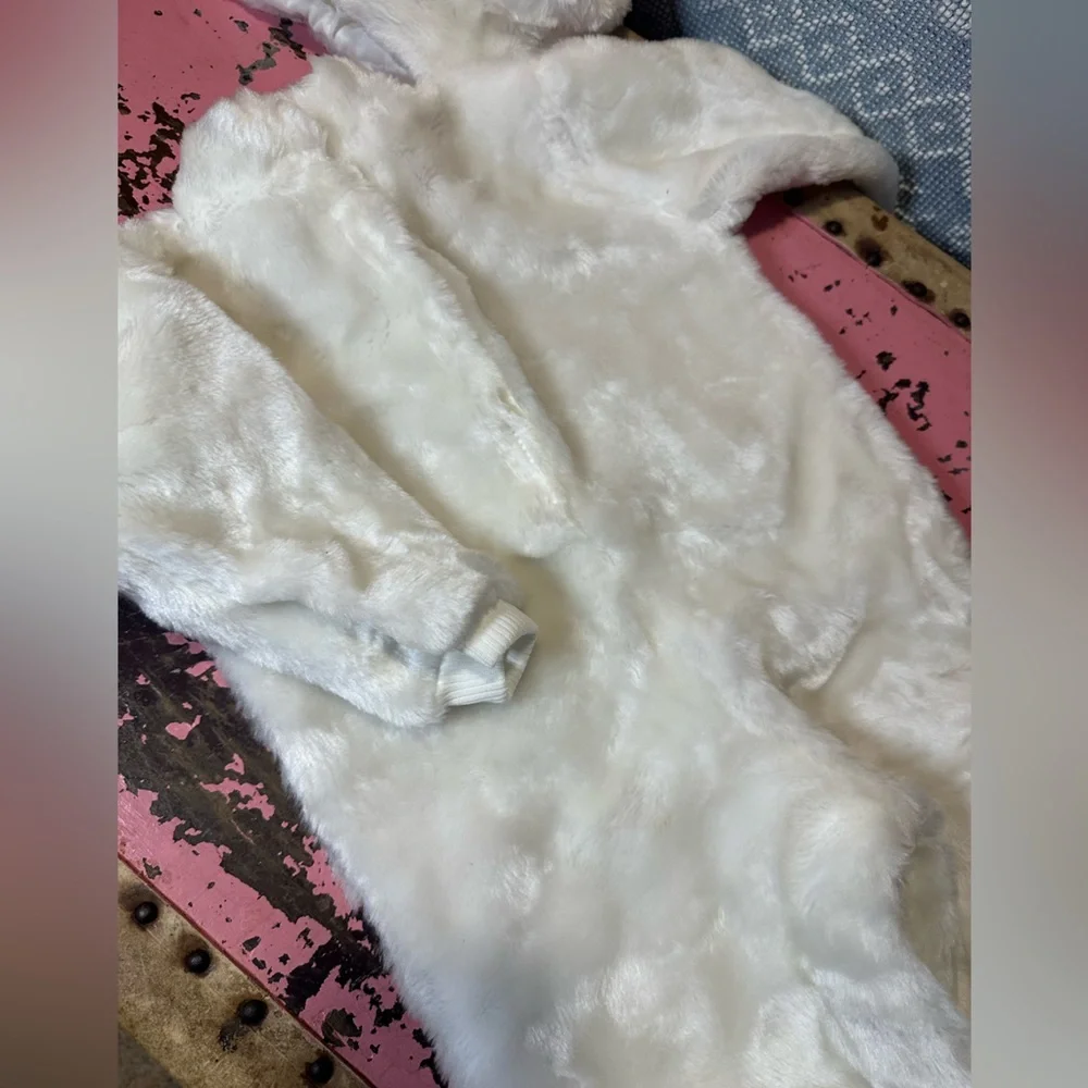 EASTER infant white rabbit costume Sz 12 months - NEW